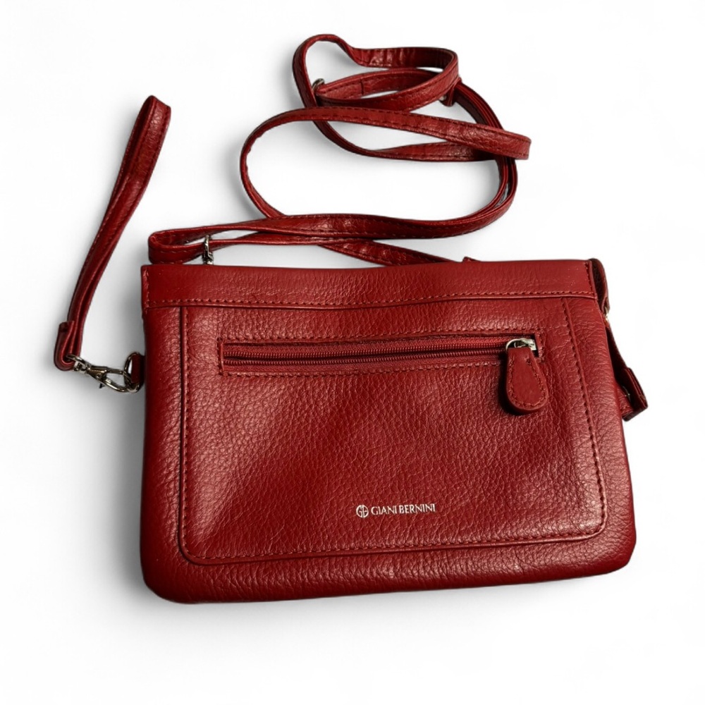 Giani Bernini red crossbody bad clutch
